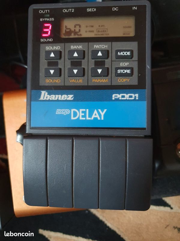 Ibanez PDD1 PDD PDD-1 Delay programmable vintage années 80 Japan pédale effet guitare (image 2)
