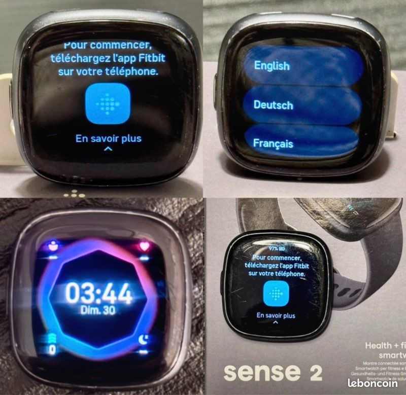 🔥 Fitbit Sense 2 + Balance Fitbit Aria 2 – Pack complet santé & sport – Excellent état – 99 (image 4)
