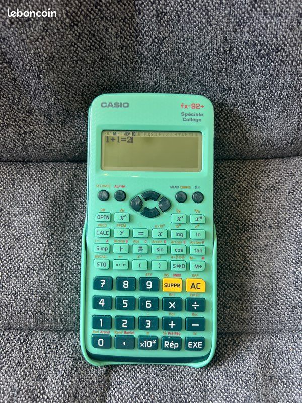 Calculatrice Casio fx-92+ collège Papeterie Fournitures scolaires