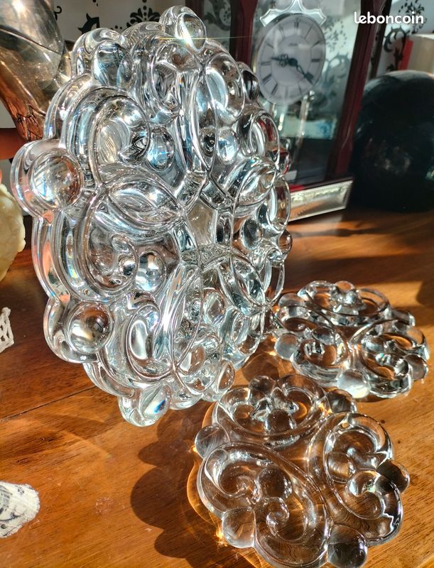Dessous De Plat En Cristal - Set Transparent - Occasion Bon état - Sans Marque