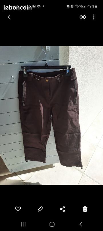 Pantacourt grenat (image 1)