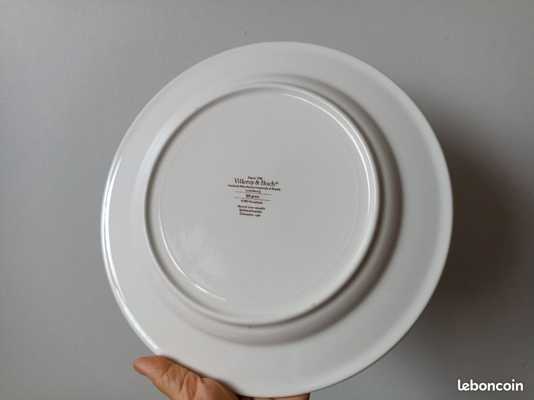 10 Assiettes Serie Miami - Arts De La Table