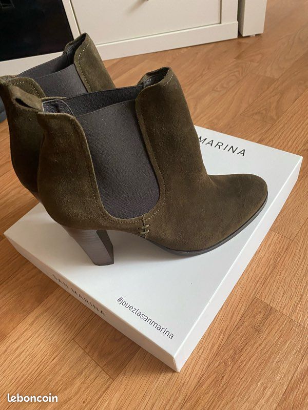 Bottines San Marina Kaki pointure 37 (image 5)