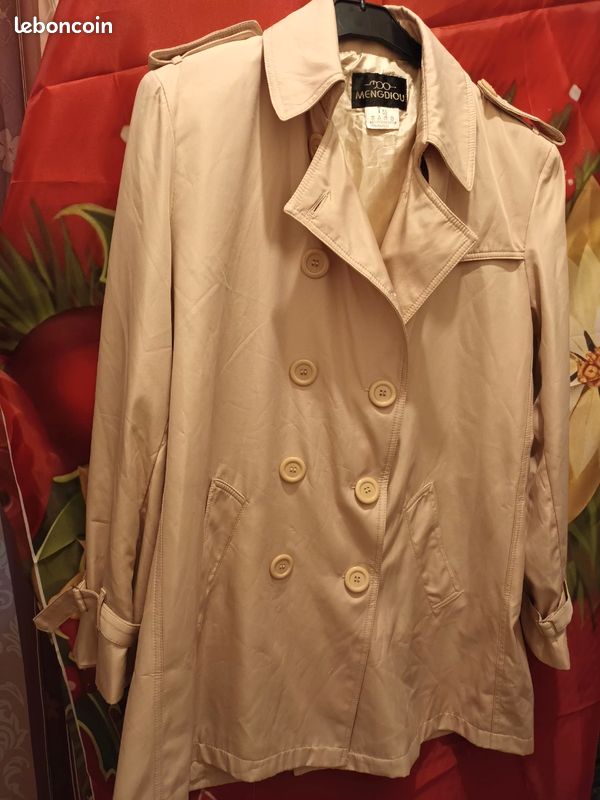 Veste trench t 48 /50 neuf mengdiou (image 7)