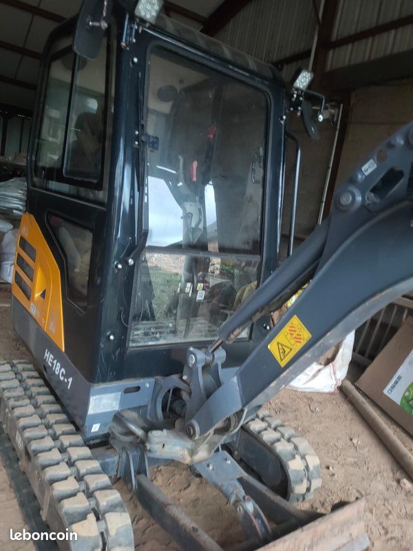 Mini pelle 1,8T eurotrac et remorque (image 3)