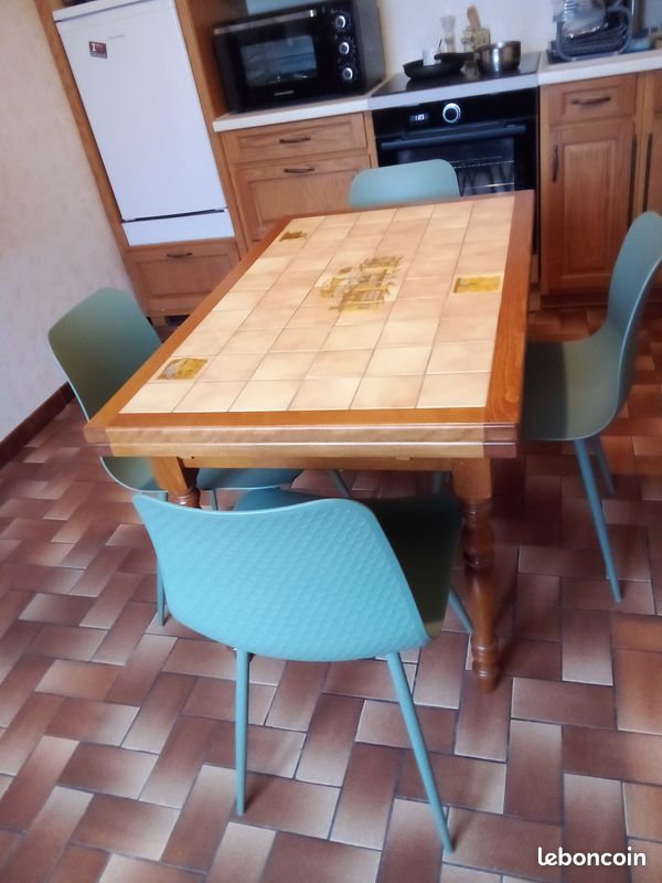 Table + deux rallonge + 4 chaise (image 3)