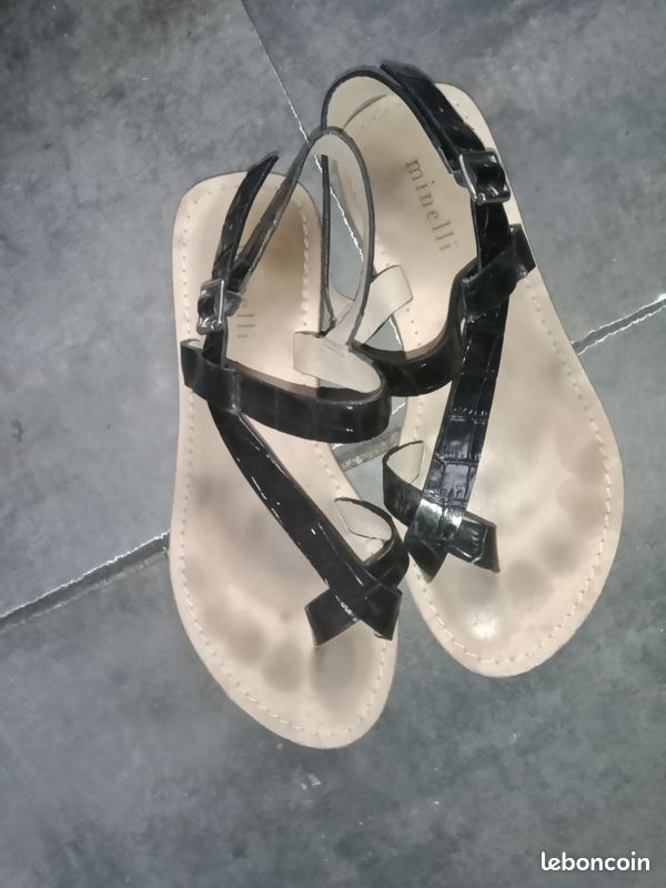 Sandale cuir Minelli pointure 37 très bon état (image 3)