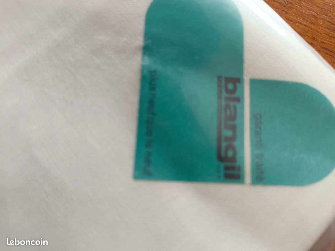 Draps neuf dans son emballage spécial traitement souple en coton (image 2)