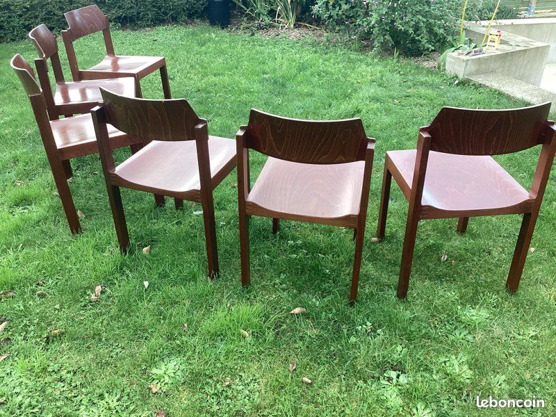 6 chaises vintage schlapp mobel (image 18)