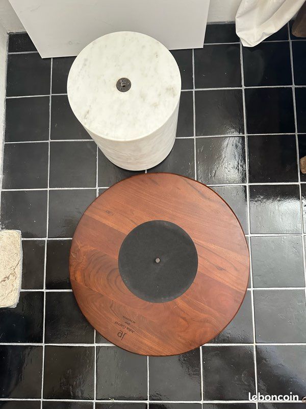 Table basse marbre et bois Monoprix Design (image 5)