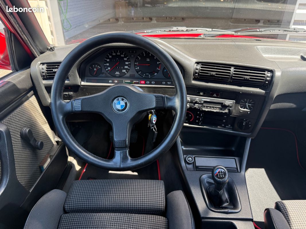 BMW e30 323i M tech 2.3 i 150ch Pont Autobloquant + boite inversée + BBS RM (image 6)