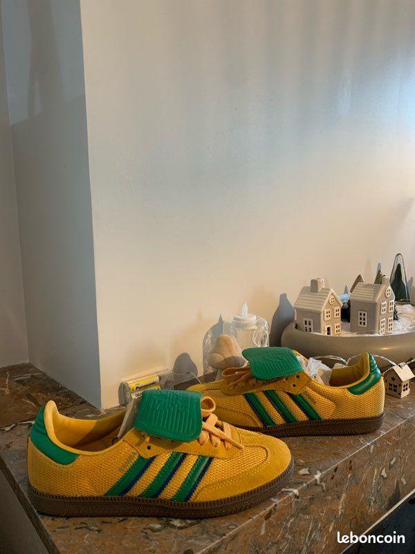 adidas gazelle silver green womens Samba  Cream White/Bold Green/Easy Yellow  La Garonne