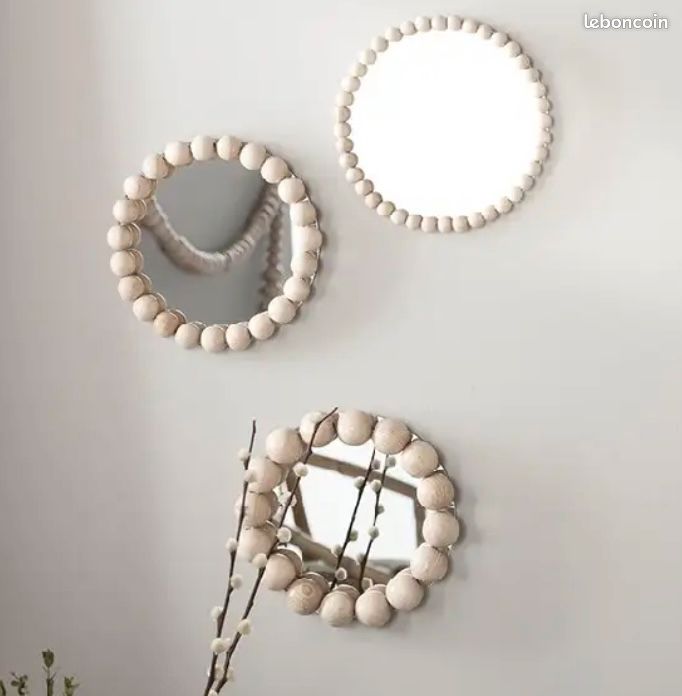 Miroir fleurs séchées (image 2)
