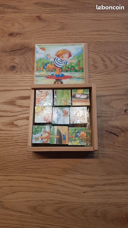Puzzle bois cubes (image 2)