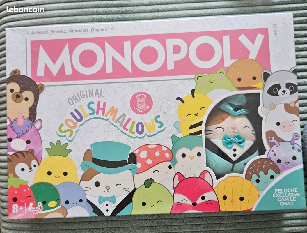 Monopoly Squishmallows - Jeu De Société - - Monopoly Avec Les Peluches Squishmallows. à Prix Monopoly Squishmallows - Jeu De Société - - Monopoly Avec Les Peluches Squishmallows. à Prix