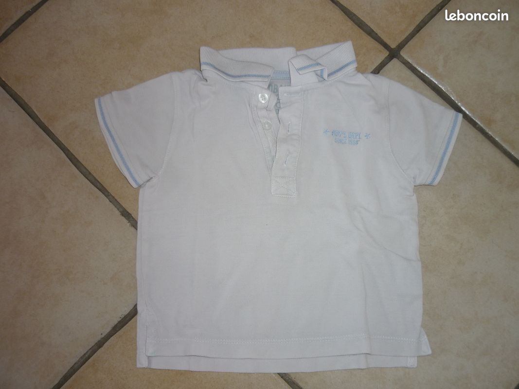 Polo blanc été 18 mois (image 1)