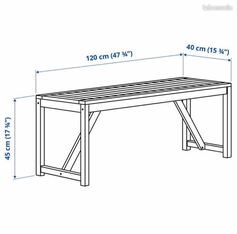 Banc IKEA (image 2)