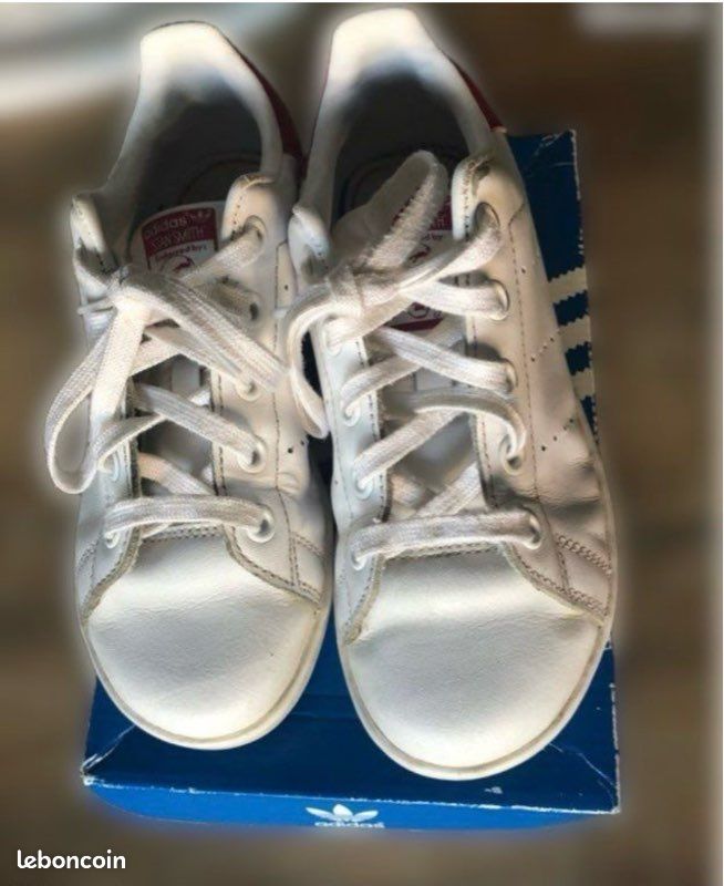 Stan Smith blanche et arrière rose Pointu 32 (image 3)