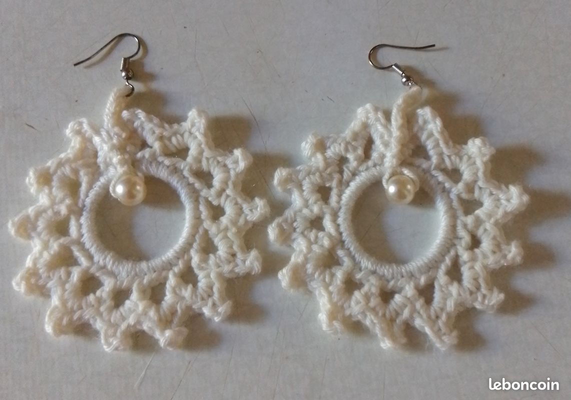 Boucles d'oreilles fait main (image 8)