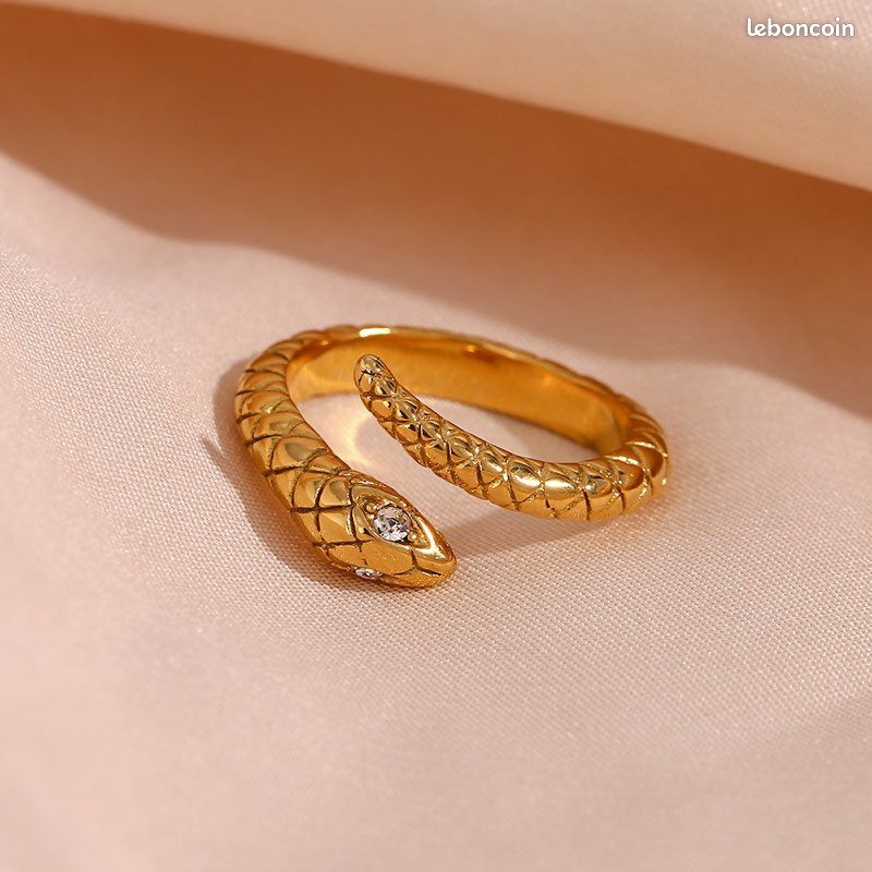 Bague neuve ajustable Serpent (image 1)