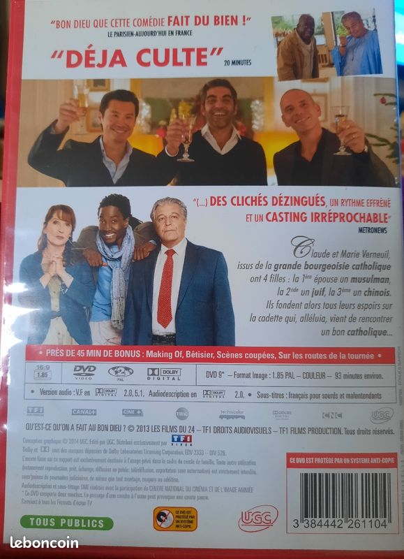 DVD "Qu'est ce qu'on a fait au bon dieu" (image 3)