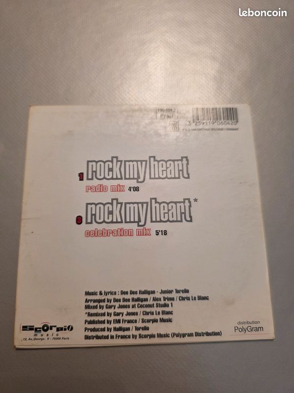 Single - Hasdaway - Rock my heart (image 2)