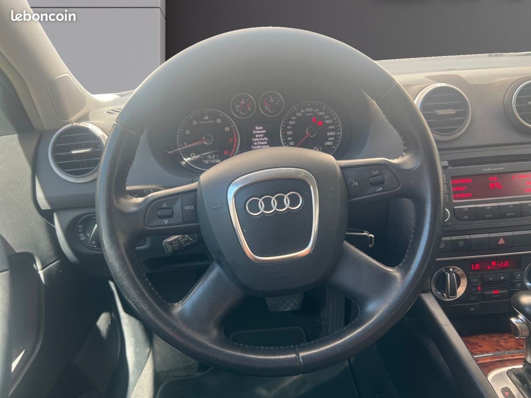 AUDI A3 Sportback Ambiente boîte auto 102Ch Radar AR idéal jeune permis Garantie 12 mois (image 13)