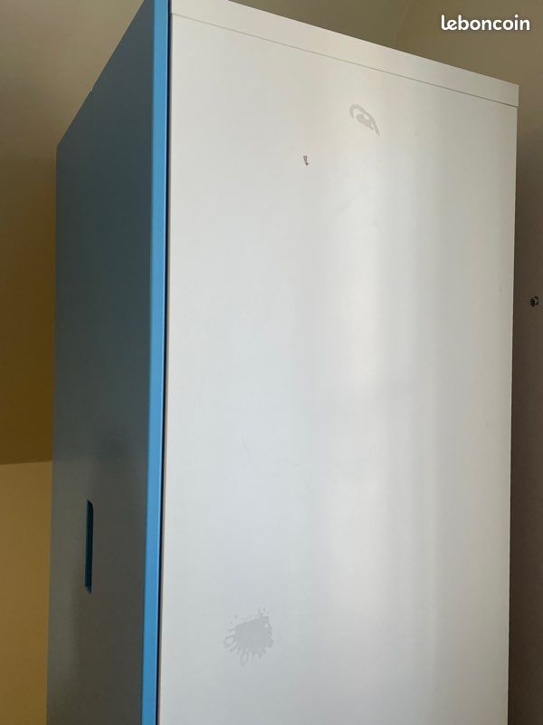Lot armoires blanc bleu pour enfant (image 5)