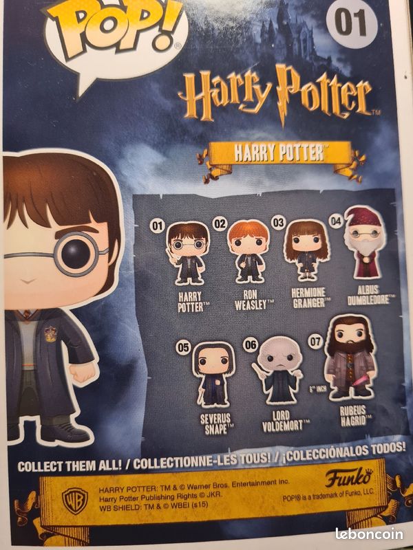 Peluche Harry Potter collecteur Harry Potter