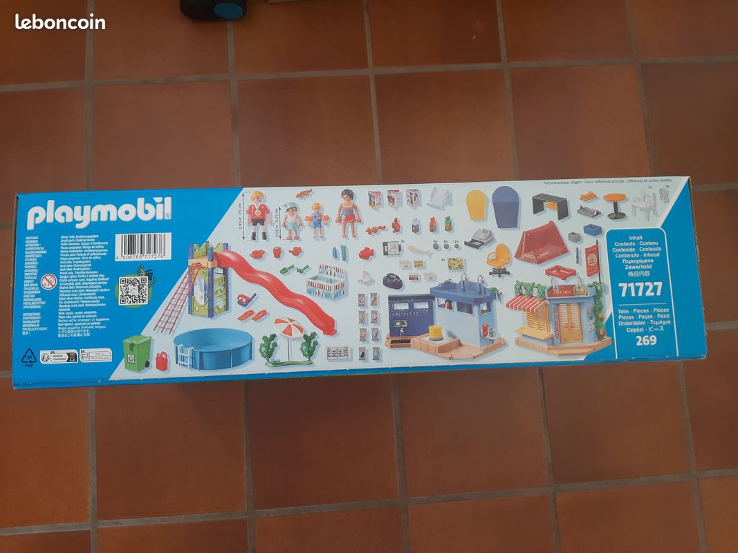 PLAYMOBIL 6671 GRAND Camping-car Familial TBE Presque Complet Vacances