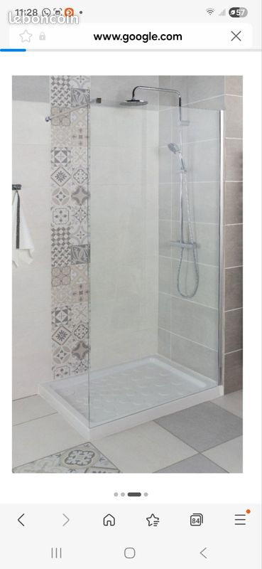 Paroi douche Alterna Concerto Walk 100cm neuve (image 2)