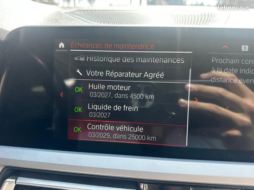 BMW Série 3 Touring 320D Xdrive 190ch Lounge - 2020 - CarPlay - Boîte auto (image 19)