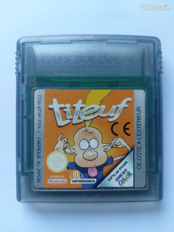 Titeuf GameBoy color - Jeux vidéo Titeuf GameBoy color - Jeux vidéo