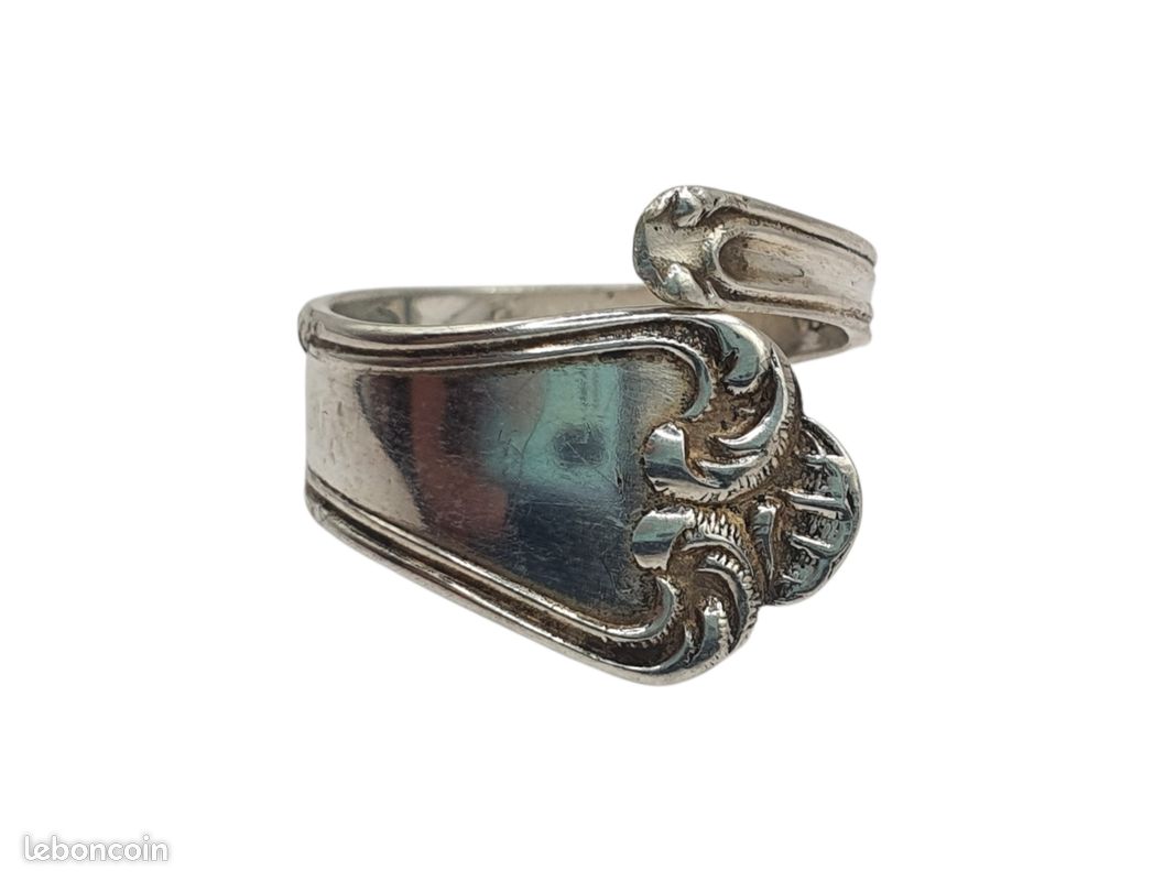 Spoon Rings Argent 800 Millièmes Début XXème (image 1)