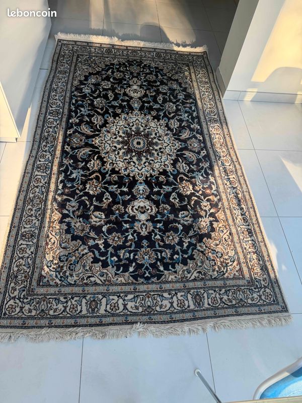 Tapis orient type Nain fait main (image 2)