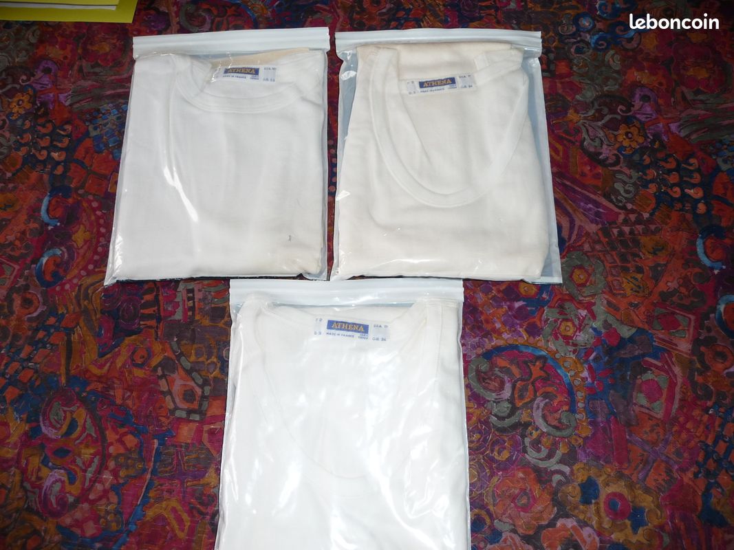 Tee shirt ATHENA taille 2 et taille 1 blanc neuf (image 2)