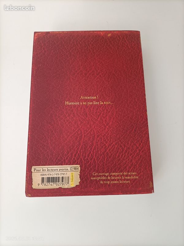 Livre roman L'erreur de l'epouvanteur (image 2)