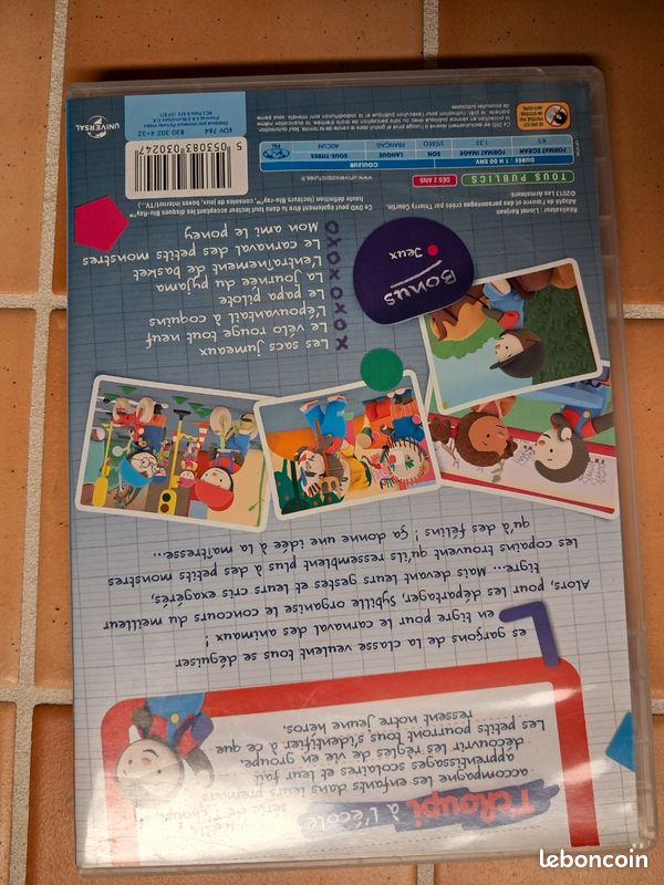 Lot de 2 DVD T'choupi à l'école (image 2)