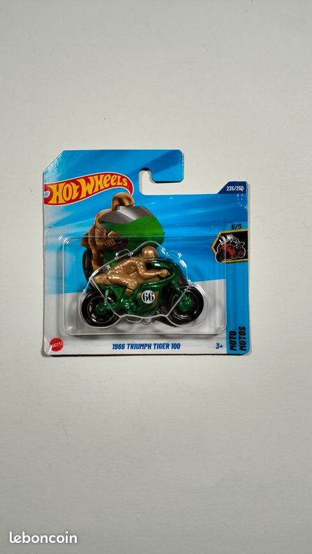 1966 Triumph Tiger 100 Hotwheels Moto Treasure Hunt TH (image 2)