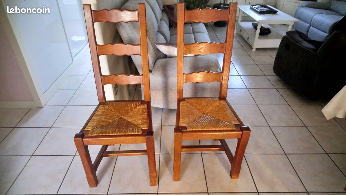 Chaises paillées (image 1)