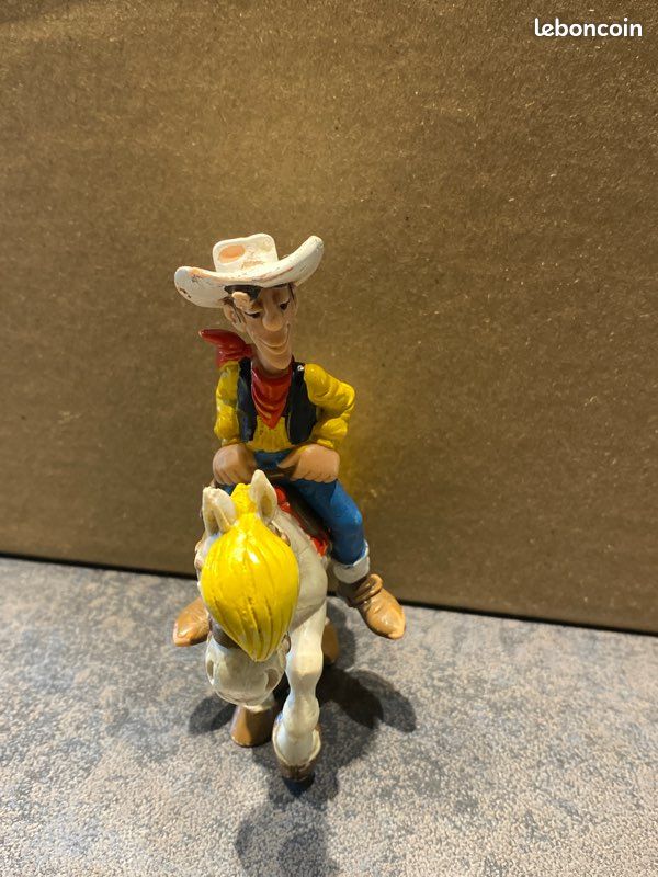 FIGURINE LUCKY LUKE Avec Jolly Jumper Plastoy 1997 Md Toys 1995 EUR 6