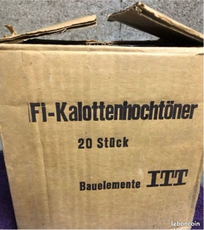 TWEETERS ITT NEUFS la paire type LPKH 90/19/145 FK1 8 Ohms EUR 60,00 - FR