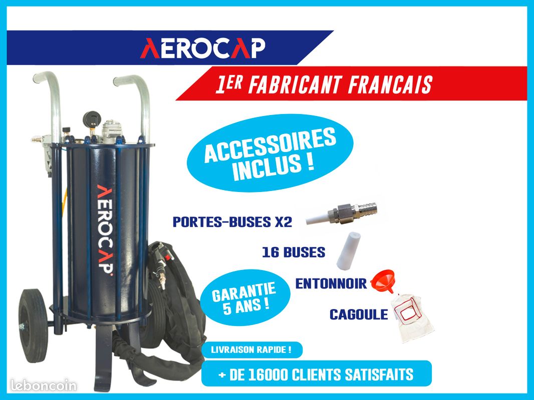 AEROCAP 1001 – Sableuse Aerogommeuse pour Rénovation (image 1)
