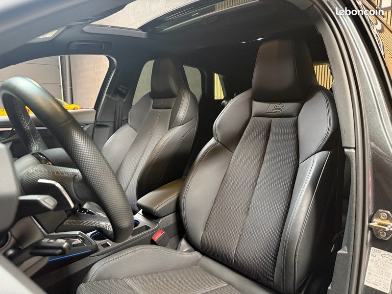 Audi A3 IV (2) Sportback 1.5 35 TFSI Mild Hybrid 150 S Line S TRONIC 7 - Toit ouvrant - Apple Carplay - Sièges chauffants - Volant Méplat - Pack Audio - Phares LED - Historique Complet - Voiture franç (image 6)