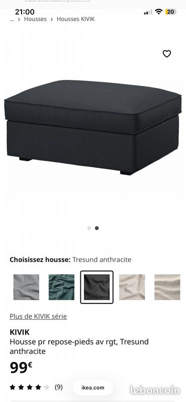 Housse pour KIVIK IKEA (image 1)