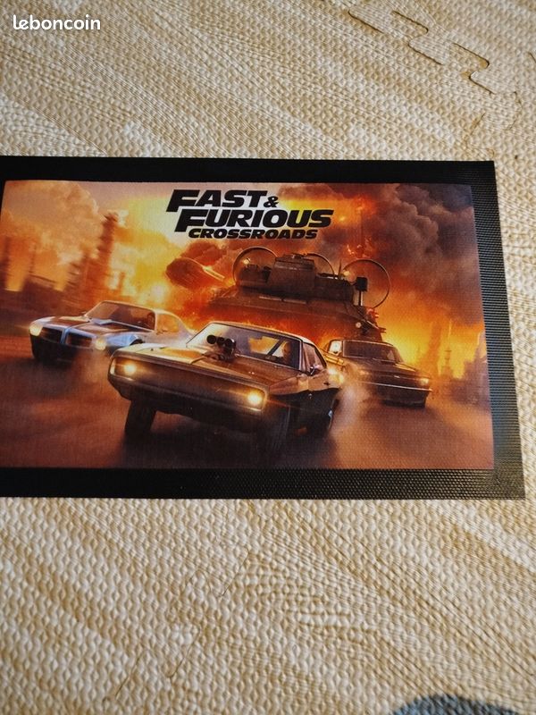 Tapis de bar ou set de table ou tireuse a bière motif fast and furious neuf (image 3)