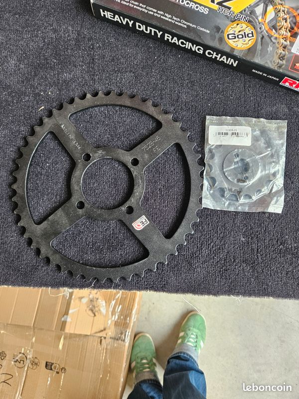 Kit chaine suzuki ts ou vanvan 200 (image 3)