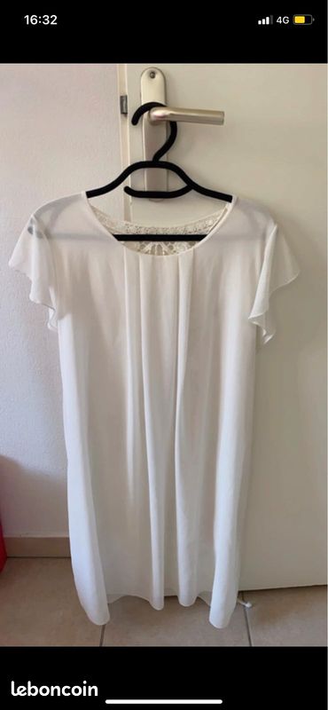 Robe blanche été (image 1)
