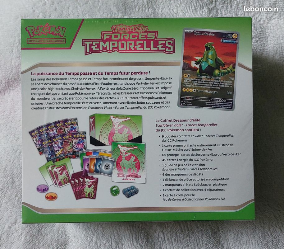 ETB Pokemon ev5 - Forces Temporelles Vert-de-fer (image 3)