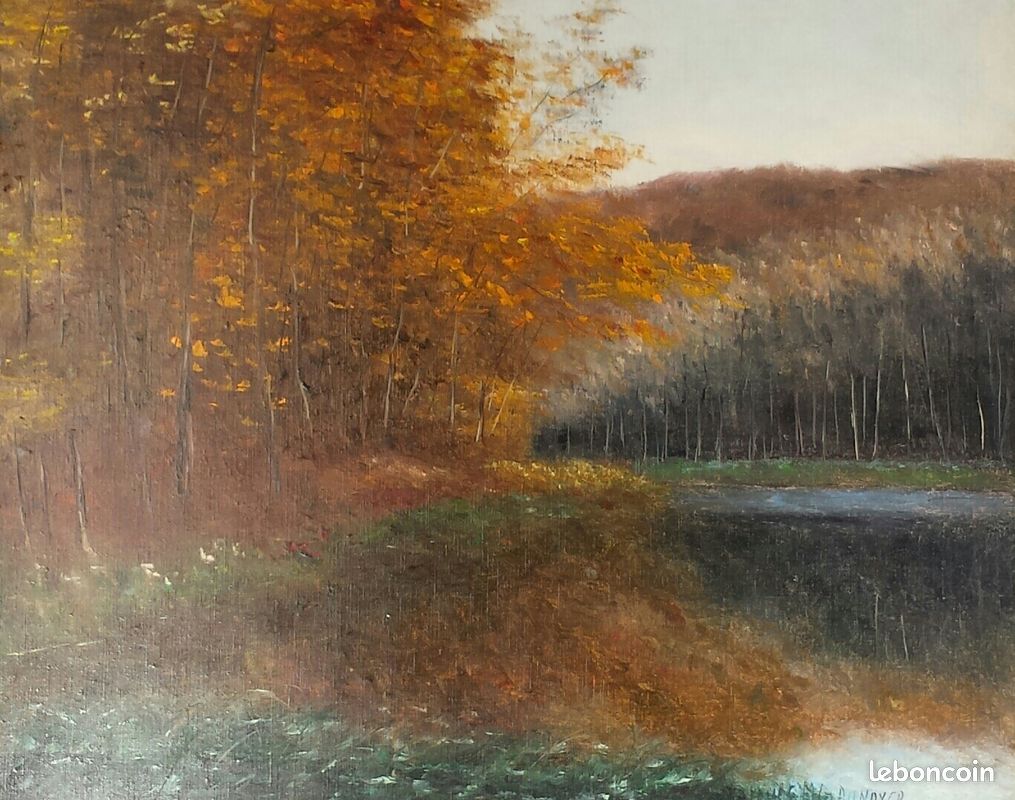 Tableau HUILE SUR TOILE Jacques Michel DUNOYER (image 2)